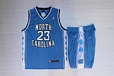 North Carolina #23 Michael Jordan Blue College Mesh Jersey(With Shorts),baseball caps,new era cap wholesale,wholesale hats